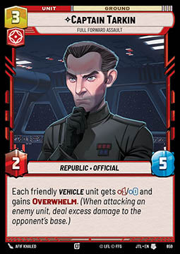 Captain Tarkin, Full Forward Assault (V.2) - Jump to Lightspeed (Uncommon) [JTL-659]