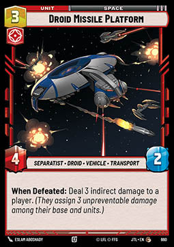 Droid Missile Platform (V.2) - Jump to Lightspeed (Common) [JTL-660]
