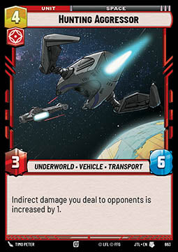 Hunting Aggressor (V.2) - Jump to Lightspeed (Uncommon) [JTL-663]