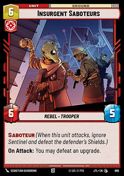 Insurgent Saboteurs (V.2) - Jump to Lightspeed (Common) [JTL-666]