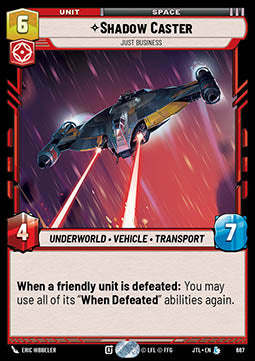 Shadow Caster, Just Business (V.2) - Jump to Lightspeed (Legendary) [JTL-667]