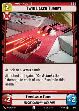 Twin Laser Turret (V.2) - Jump to Lightspeed (Common) [JTL-670]
