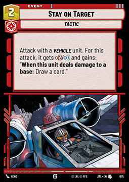 Stay on Target (V.2) - Jump to Lightspeed (Uncommon) [JTL-675]