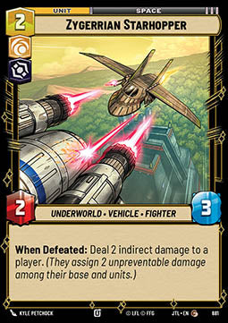 Zygerrian Starhopper (V.2) - Jump to Lightspeed (Common) [JTL-681]