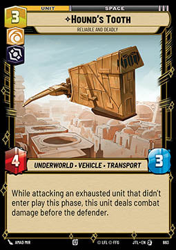 Hound's Tooth, Reliable and Deadly (V.2) - Jump to Lightspeed (Special) [JTL-683]