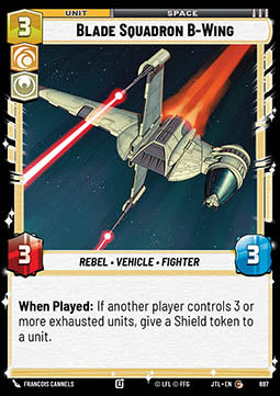 Blade Squadron B-Wing (V.2) - Jump to Lightspeed (Common) [JTL-697]