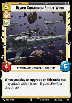 Black Squadron Scout Wing (V.2) - Jump to Lightspeed (Common) [JTL-700]