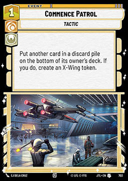 Commence Patrol (V.2) - Jump to Lightspeed (Uncommon) [JTL-703]