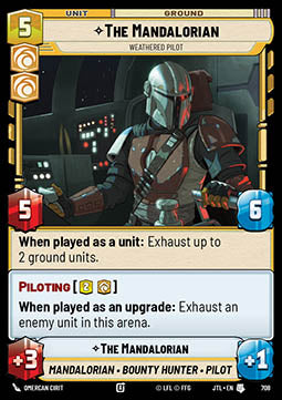 The Mandalorian, Weathered Pilot (V.2) - Jump to Lightspeed (Uncommon) [JTL-708]