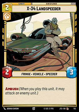 X-34 Landspeeder (V.2) - Jump to Lightspeed (Common) [JTL-712]