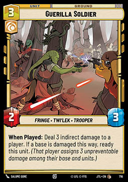 Guerilla Soldier (V.2) - Jump to Lightspeed (Common) [JTL-716]