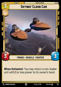 Skyway Cloud Car (V.2) - Jump to Lightspeed (Common) [JTL-718]