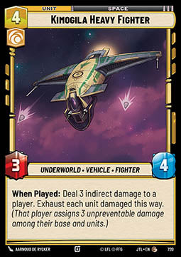 Kimogila Heavy Fighter (V.2) - Jump to Lightspeed (Common) [JTL-720]