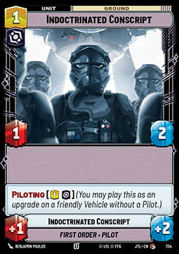 Indoctrinated Conscript (V.2) - Jump to Lightspeed (Common) [JTL-734]