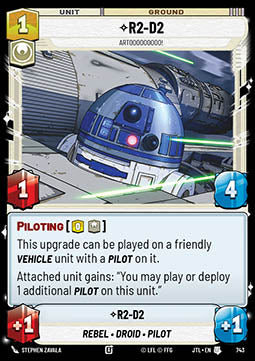 R2-D2, Artooooooooo! (V.2) - Jump to Lightspeed (Uncommon) [JTL-743]