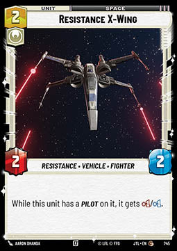 Resistance X-Wing (V.2) - Jump to Lightspeed (Common) [JTL-745]