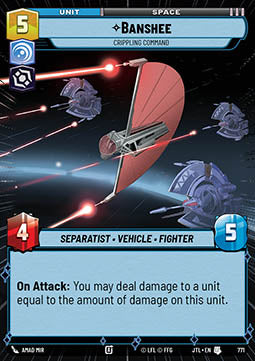Banshee, Crippling Command (V.2) - Jump to Lightspeed: Extras (Uncommon) [XJTL-771]