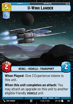 U-Wing Lander (V.2) - Jump to Lightspeed: Extras (Uncommon) [XJTL-804]