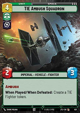 TIE Ambush Squadron (V.2) - Jump to Lightspeed: Extras (Common) [XJTL-821]