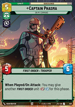 Captain Phasma, On My Command (V.2) - Jump to Lightspeed: Extras (Uncommon) [XJTL-822]