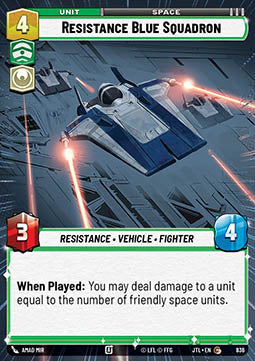 Resistance Blue Squadron (V.2) - Jump to Lightspeed: Extras (Common) [XJTL-836]