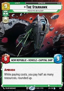 The Starhawk, Prototype Battleship (V.2) - Jump to Lightspeed: Extras (Legendary) [XJTL-839]