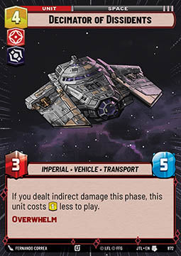 Decimator of Dissidents (V.2) - Jump to Lightspeed: Extras (Uncommon) [XJTL-872]