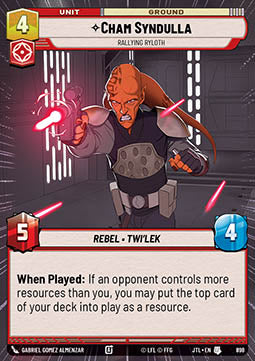 Cham Syndulla, Rallying Ryloth (V.2) - Jump to Lightspeed: Extras (Uncommon) [XJTL-898]