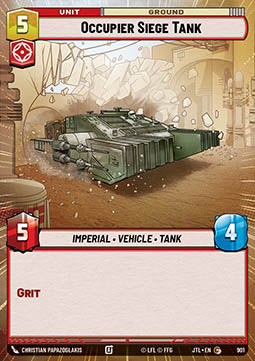 Occupier Siege Tank (V.2) - Jump to Lightspeed: Extras (Common) [XJTL-901]