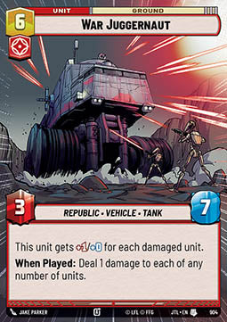 War Juggernaut (V.2) - Jump to Lightspeed: Extras (Uncommon) [XJTL-904]