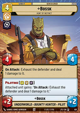 Bossk, Hunt By Instinct (V.2) - Jump to Lightspeed: Extras (Special) [XJTL-921]