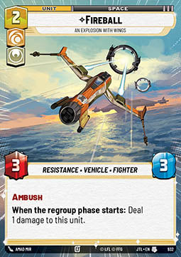 Fireball, An Explosion With Wings (V.2) - Jump to Lightspeed: Extras (Uncommon) [XJTL-932]