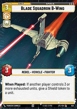 Blade Squadron B-Wing (V.2) - Jump to Lightspeed: Extras (Common) [XJTL-933]