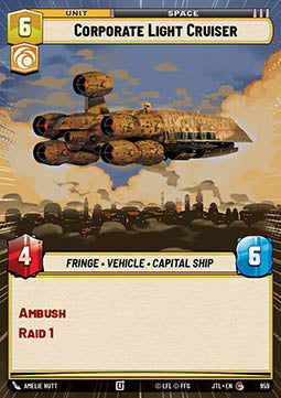 Corporate Light Cruiser (V.2) - Jump to Lightspeed: Extras (Common) [XJTL-959]