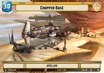 Chopper Base // X-Wing Token - Jump to Lightspeed: Extras (Common) [XJTL-291]