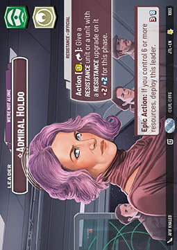Admiral Holdo, We're Not Alone (V.2) - Jump to Lightspeed: Extras (Rare) [XJTL-1003]