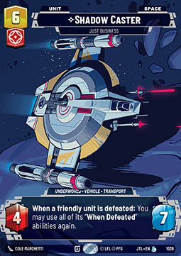 Shadow Caster, Just Business (V.3) - Jump to Lightspeed: Extras (Legendary) [XJTL-1036]