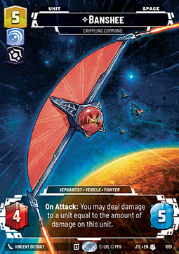 Banshee, Crippling Command (V.4) - Jump to Lightspeed: Extras (Uncommon) [XJTL-1051]