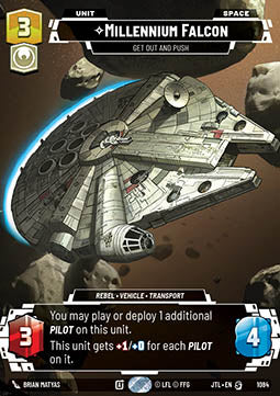 Millennium Falcon, Get Out And Push (V.4) - Jump to Lightspeed: Extras (Special) [XJTL-1084]