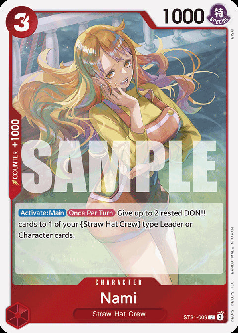 Nami (ST21-009) (V.1) - Starter Deck: EX Gear 5 (Common) [ST-21-009]