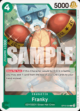 Franky (OP10-034) - Royal Blood (Common) [OP10-034]