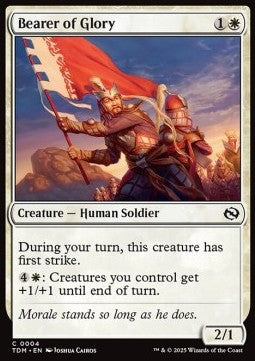 Bearer of Glory - Tarkir: Dragonstorm (Common) [TDM-4]