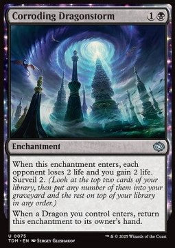 Corroding Dragonstorm - Tarkir: Dragonstorm (Uncommon) [TDM-75]