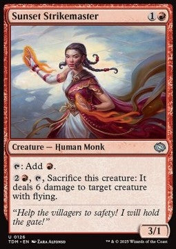 Sunset Strikemaster - Tarkir: Dragonstorm (Uncommon) [TDM-126]