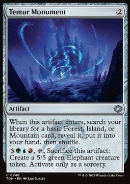 Temur Monument - Tarkir: Dragonstorm (Uncommon) [TDM-248]