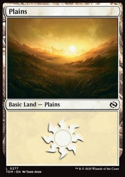 Plains (V.2) - Tarkir: Dragonstorm (Land) [TDM-277]