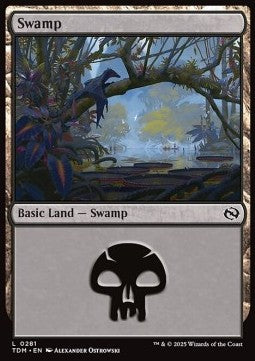 Swamp (V.2) - Tarkir: Dragonstorm (Land) [TDM-281]