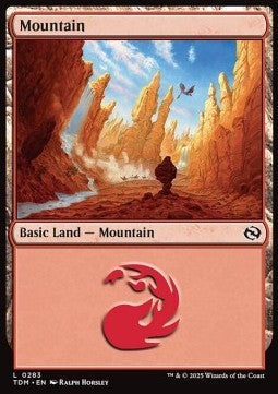 Mountain (V.2) - Tarkir: Dragonstorm (Land) [TDM-283]