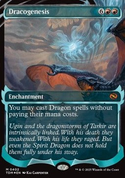 Dracogenesis (V.2) - Tarkir: Dragonstorm: Extras (Mythic) [XTDM-402]