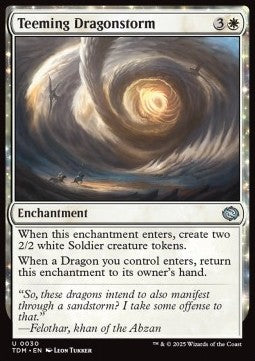 Teeming Dragonstorm - Tarkir: Dragonstorm (Uncommon) [TDM-30]